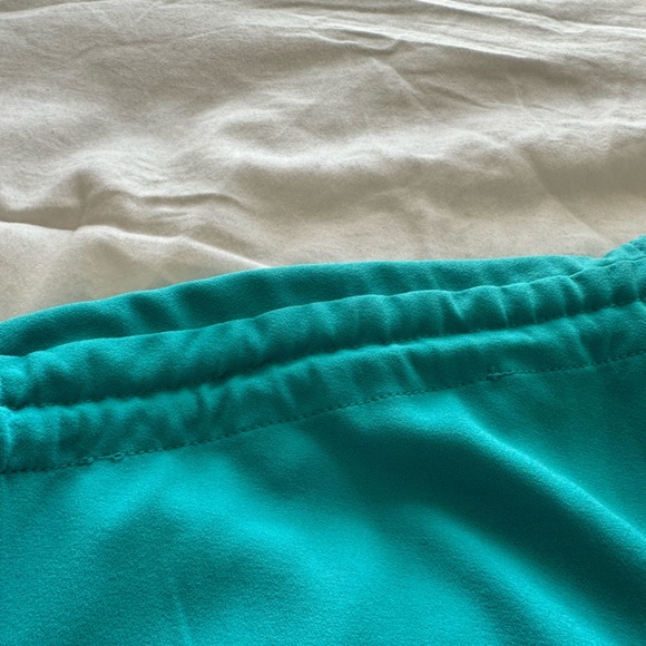 Banana republic, dress with tie up sleeves, turquoise, and vibrant - Picture 4 of 4